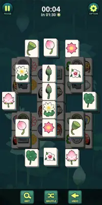 Mahjong Lotus Solitaire Screen Shot 1