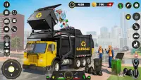 City Trash Truck Driving Games Screen Shot 0