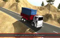 Cargo Truck Driver offroad sim Screen Shot 4