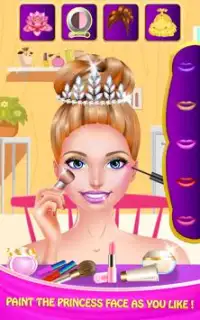 La belleza de la princesa Juegos de maquillaj para Screen Shot 1