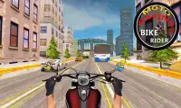 मोटो दौड़ - बाइक सवार Screen Shot 0