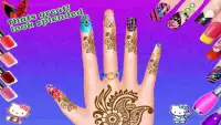 Girls Fashion Salon - Nail Art Makeup Screen Shot 4