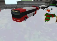 ที่จอดรถรถบัสฤดูหนาว - เกม 3D Screen Shot 4