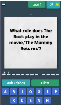 The Rock Trivia Quiz Screen Shot 0