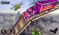 Mega Ramp Transform Racing: Impossible Stunts 3D Screen Shot 1