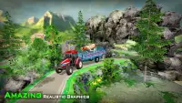 Real farming cargo tractor sim Screen Shot 10