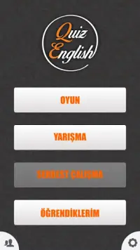 Quiz English: Learn english and turkish words Screen Shot 0