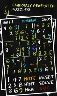 Sudoku Chalk FREE Screen Shot 0