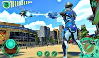 Grand City Flying Hero - Robot Rescue Games 2021 Screen Shot 2