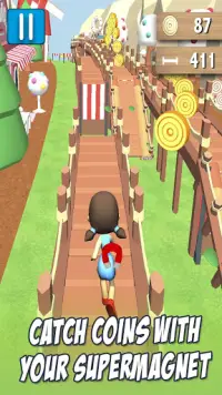 Candy Run: 3D Adventures pelari roti halia Screen Shot 3