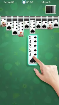 Spider Solitaire - Card Games Screen Shot 1