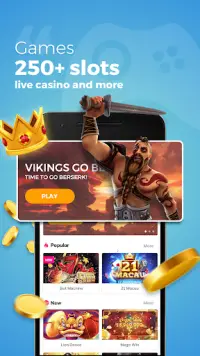 Multi Casino - Slots, Poker and Live Casino Games Screen Shot 2