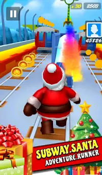 Subway Santa Adventure – Subway Runner Game 2019 Screen Shot 9