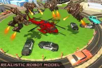 Futuristic Air Helicopter Flying Robot Transform Screen Shot 9