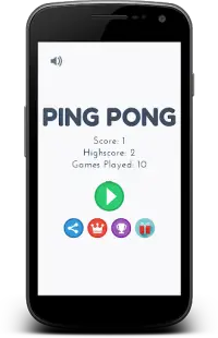 Fútbol de ping pong Screen Shot 0