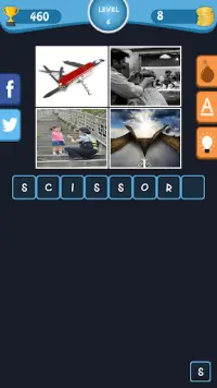 4 Pics One Word - Word scape, Turn Head Up Screen Shot 5