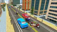Chained Car Racing - Simulator Mengemudi Gratis 3D Screen Shot 10
