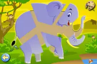 Jeux pour Enfants Puzzles et couleurs de la Savane Screen Shot 8