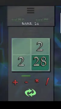 Math 24 - Brain Training Math Card Game Screen Shot 3