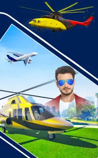Airplane photo editor - helicopter photo frames Screen Shot 7