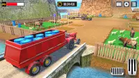 Farming Tractor Trolley Parking: Tractor Driving Screen Shot 1