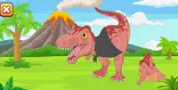 Dinosaur puzzles for toddlers free jigsaw Screen Shot 1
