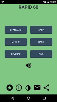 Rapid 60 - a number game for Active Brains Screen Shot 0