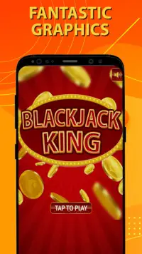 BlackJack King - The best blackjack Card game Screen Shot 0
