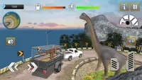 Jurassic Survival Drive : Dinosaur Transport Screen Shot 1