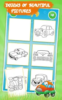 Cars coloring pages for kids Screen Shot 6