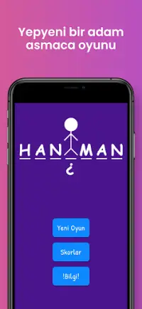 Hangman - Adam Asmaca Oyunu Screen Shot 0