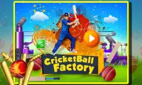 Cricket Ball Factory - Echte Sport bal maker Screen Shot 0