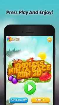 Ninja Race Run 3D Screen Shot 0