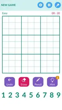 Sudoku Excellent Blitz - Smart Brain Game Screen Shot 0