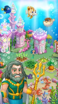 Aquarium Farm: подводный город принцессы русалочки Screen Shot 1