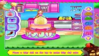 Fairy Princess Cake Cooking - Cake Maker Bakery Screen Shot 4