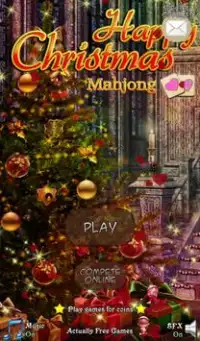 Verstecktes Mahjong: Christmas Screen Shot 0