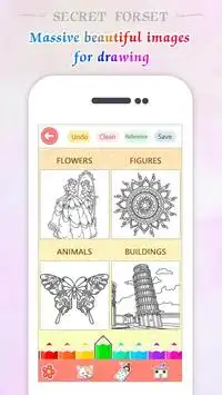 Princess Girls Coloring Games: Fairy Tale world Screen Shot 1