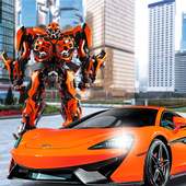 Robot Car Transformer: Superhero Robots Game