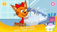 Kid-E-Cats: Housework Educational games for kids Screen Shot 2