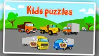 Puzzle dla dzieci - Samochody ciężarowe Screen Shot 0