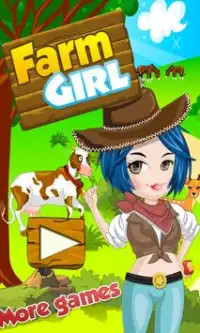 Фермер Girl Девочки Игры Screen Shot 0