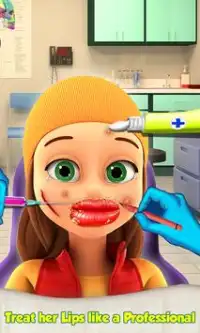Lábios jogos cirurgia cirurgião simulador plástico Screen Shot 2