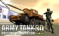 Army Tank Driving Simulator 3D Screen Shot 1