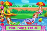 पूल पार्टी लड़कियों के खेल Screen Shot 7