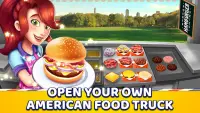 American Burger Truck - Fast Food Cooking Game Screen Shot 0