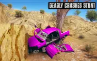 कार क्रैश ड्राइविंग गेम: बीम कूद और दुर्घटनाएं Screen Shot 2