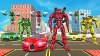 Honey Bee Robot Car Game: Robot Transformation 3D Screen Shot 4