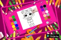 Lol dolls Surprise Coloring Book Games 2018 Screen Shot 2