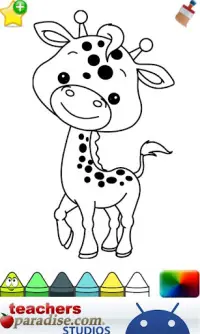 Cute Animals Coloring Book Screen Shot 6